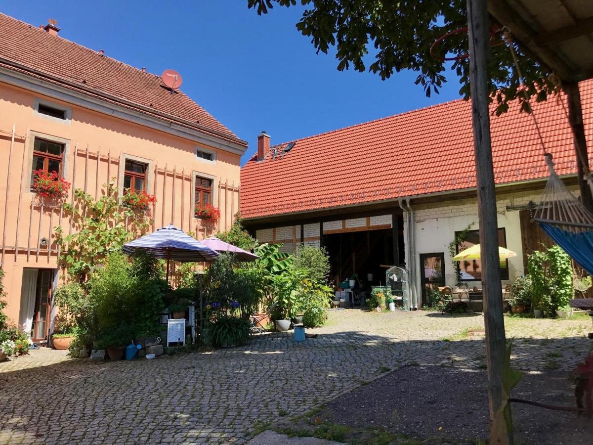 Ferienwohnung Alter Bauernhof Dresden Buitenkant foto